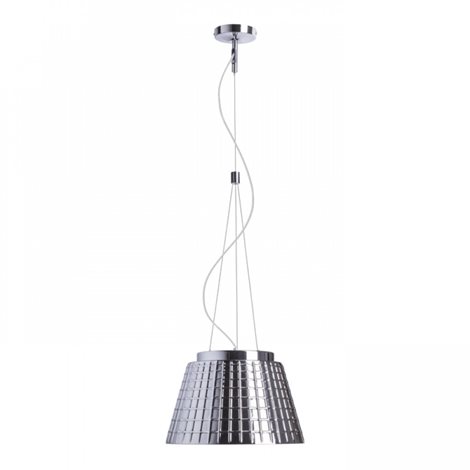 R12055 CORONA závěsná chromované sklo 230V E27 42W 1