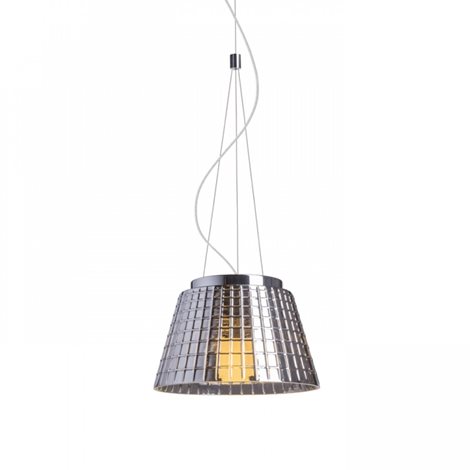 R12055 CORONA závěsná chromované sklo 230V E27 42W 4