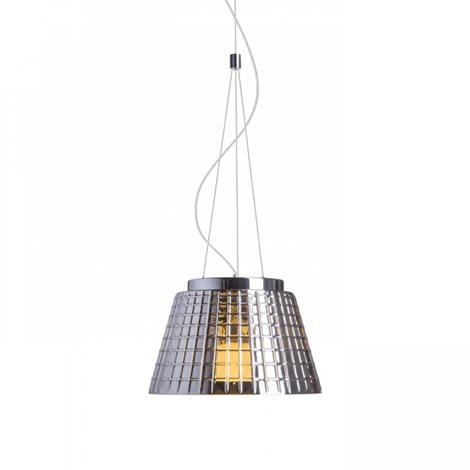 R12055 CORONA závěsná chromované sklo 230V E27 42W 5