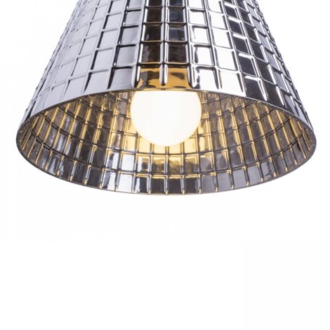 R12055 CORONA závěsná chromované sklo 230V E27 42W 8