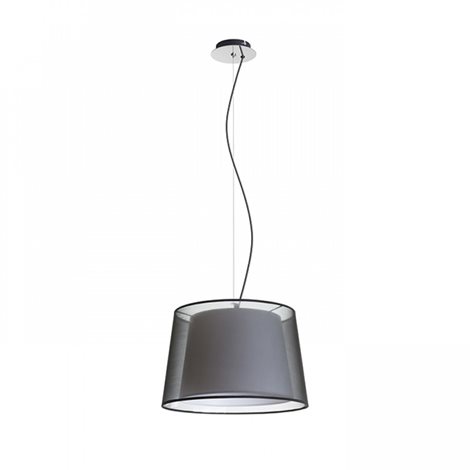 R12483 ESPLANADE závěsná černá/bílá chrom 230V E27 42W 2
