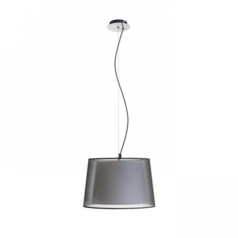 R12483 ESPLANADE závěsná černá/bílá chrom 230V E27 42W 4