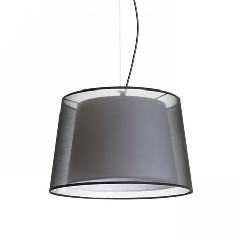 R12483 ESPLANADE závěsná černá/bílá chrom 230V E27 42W 6