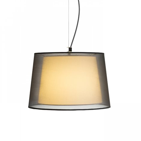 R12483 ESPLANADE závěsná černá/bílá chrom 230V E27 42W 7