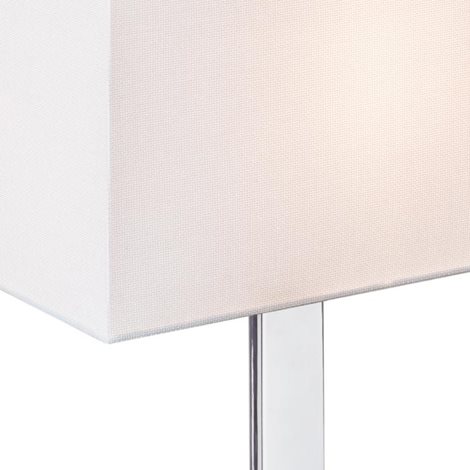 R11983 PLAZA M stolní bílá chrom 230V E27 42W 6