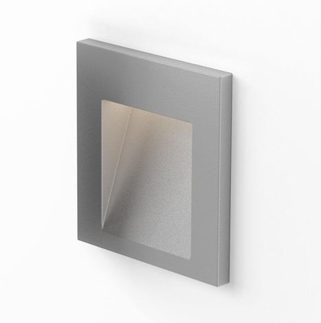 R12014 TESS SQ zápustná stříbrnošedá 230V LED 3W IP54 3000K 2