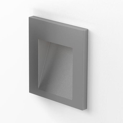 R12014 TESS SQ zápustná stříbrnošedá 230V LED 3W IP54 3000K 3