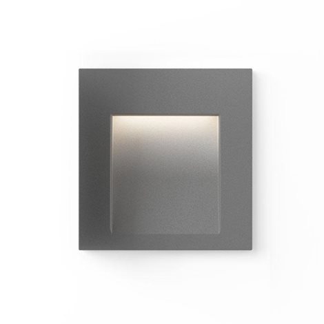 R12014 TESS SQ zápustná stříbrnošedá 230V LED 3W IP54 3000K 4
