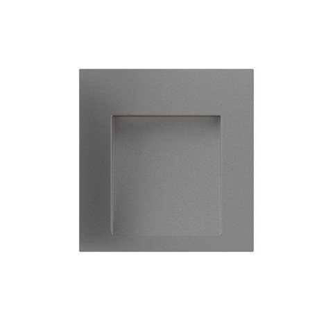 R12014 TESS SQ zápustná stříbrnošedá 230V LED 3W IP54 3000K 5