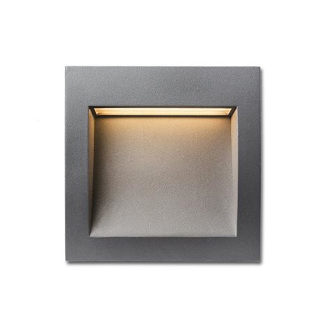 R12536 GORDIQ M zápustná antracitová 230V LED 3W IP65 3000K 3