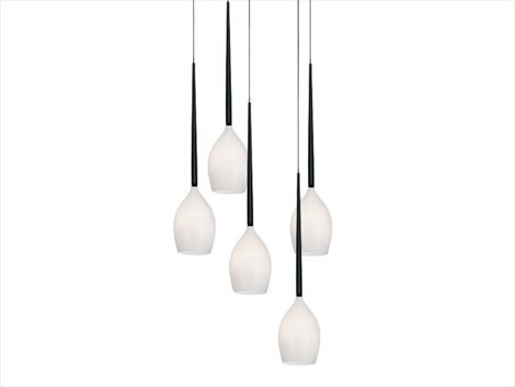 IZZA závěsné svítidlo 5x E14 50W bez zdroje 40cm IP20, bílé 3