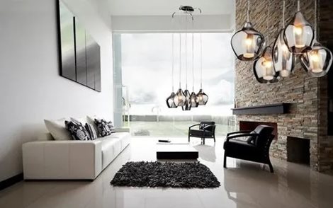 Amber milano 3 závěsné svítidlo 3x G9 40W bez zdroje 60cm IP20, chromové 4