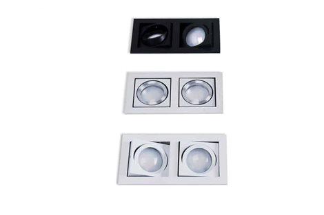 PACO podhledové svítidlo 2x GU10 50W bez zdroje 17,5cm IP20, bílé 4