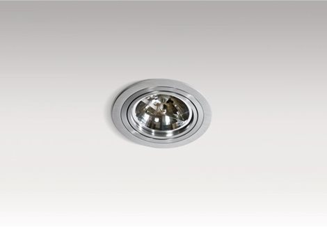 STAN podhledové svítidlo 1x ES111 50W bez zdroje 19cm kulaté IP20, hliníkové 2