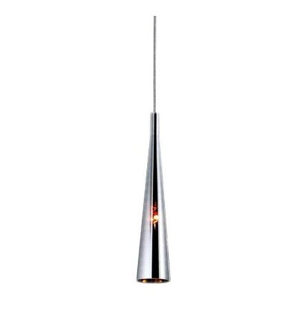 CHEMICAL závěsné svítidlo 1x E14 40W bez zdroje 10cm IP20, chromové