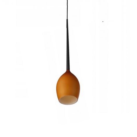 IZZA závěsné svítidlo 4x E14 50W bez zdroje 107cm IP20, jantarové/černé 3