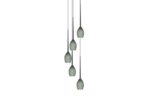 IZZA závěsné svítidlo 5x E14 50W bez zdroje 40cm IP20, olivové/černé 2