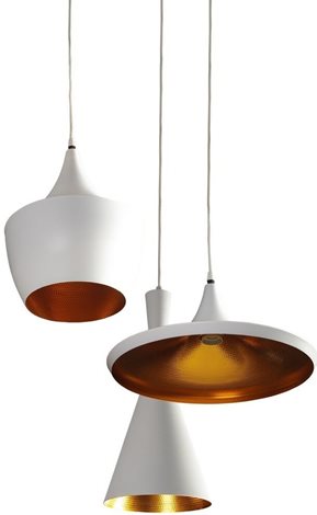 Mix závěsné svítidlo 3x E27 60W bez zdroje 70cm IP20, bílá/zlatá 2