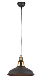 New axel závěsné svítidlo 1x E27 60W bez zdroje 31cm IP20, černé