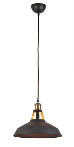 New axel závěsné svítidlo 1x E27 60W bez zdroje 31cm IP20, černé 1