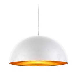 Modena 40 závěsné svítidlo 1x E14 40W bez zdroje 40cm IP20, bílá/zlatá