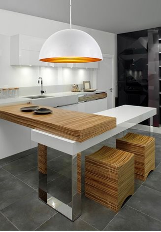 Modena 40 závěsné svítidlo 1x E14 40W bez zdroje 40cm IP20, bílá/zlatá 2