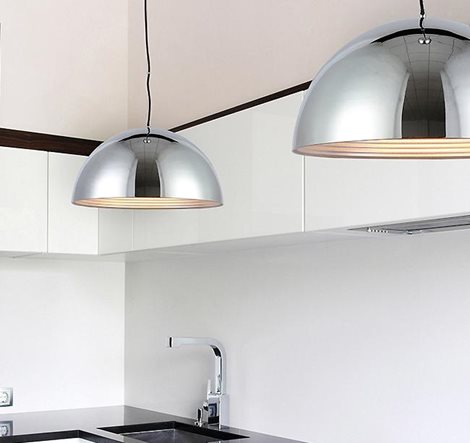 Modena 50 závěsné svítidlo 1x E14 60W bez zdroje 50cm IP20, chromové 3