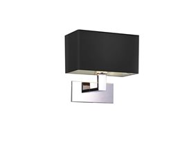 Martens nástěnné svítidlo 1x E27 60W bez zdroje 28cm IP20, černé