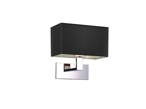 Martens nástěnné svítidlo 1x E27 60W bez zdroje 28cm IP20, černé 1