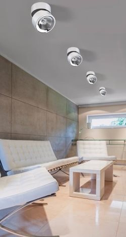 Scorpio přisazené bodové svítidlo LED 12W 980lm 3000K 10cm kulaté IP20, bílé 2