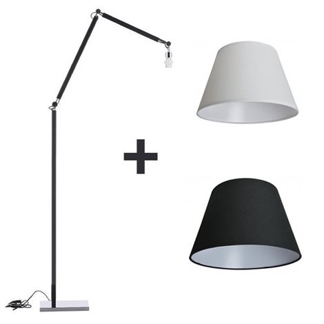 Zyta Floor tělo stojací lampy 1x E27 60W bez zdroje IP20, černé 2
