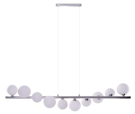 Sybilla 10 závěsné svítidlo 10x G9 6W bez zdroje 120cm IP20, chromové 1