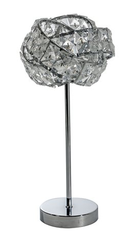 Bari stolní lampa 1x G9 40W bez zdroje 38xm IP20, chrom/křišťál