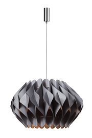 Ruben L závěsné svítidlo 1x E27 60W bez zdroje 65cm IP20, šedé