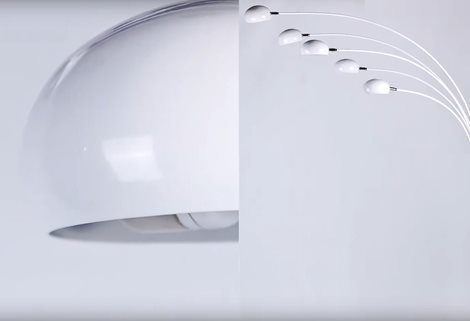 AZ2622 Stojací lampa Palp Matt White 3