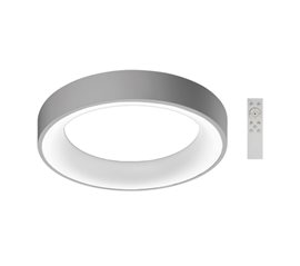 Sovana přisazené svítidlo LED 40W 2200lm 2700-6500K 45cm kulaté IP20, šedé + ovladač