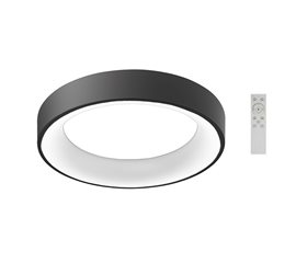 Sovana stropní svítidlo LED 50W 2750lm 2700-6500K CCT 55cm kulaté IP20, černé + ovladač