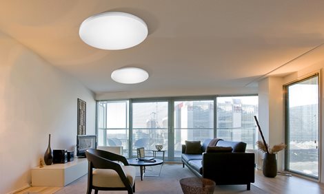 Sona stropní svítidlo LED 45W 3600lm 2700-6500K CCT 47cm kulaté IP20, bílé + ovladač 5