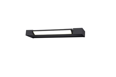 Dali koupelnové nástěnné svítidlo LED 12W 1440lm 3000K 45cm IP44, černé 1