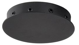 Ziko stropní základna s deseti otvory pro zavěšení 17cm kulatá IP20, černé