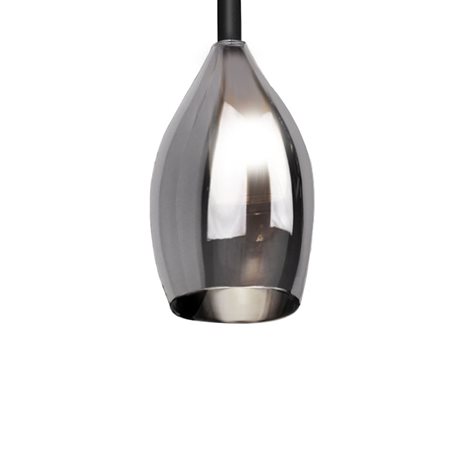 Izza 4 závěsné svítidlo 4x E14 50W bez zdroje 107cm IP20, černé 4