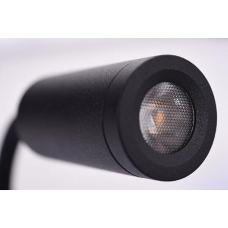 Nogat nástěnné bodové svítidlo s vypínačem LED 3W 250lm 3000K IP20, černé 4