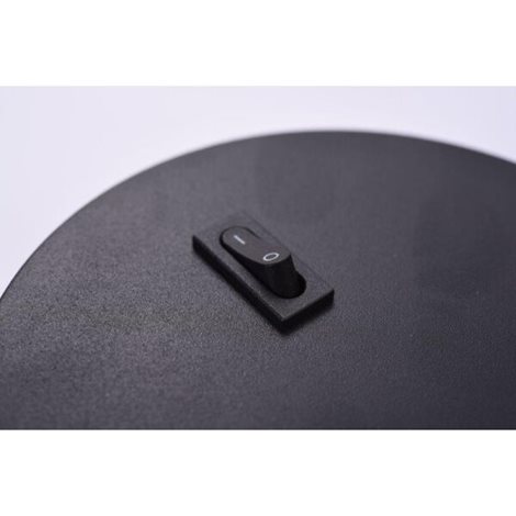 Nogat nástěnné bodové svítidlo s vypínačem LED 3W 250lm 3000K IP20, černé 5