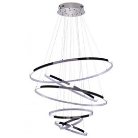 WHEEL závěsné svítidlo LED 140W  8400lm 3000K IP20, chromové 