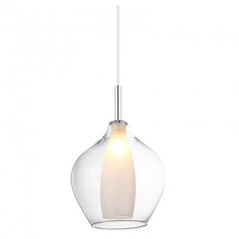 Amber Milano 1 závěsné svítidlo 1x G9 40W bez zdroje IP20, čiré/opálové sklo 2