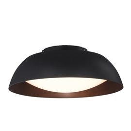 Lenox stropní svítidlo LED 40W 3280lm 3000K stmívatelné 60cm IP20, černo-měděné