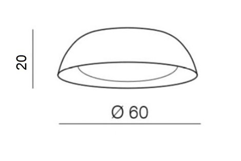 Lenox stropní svítidlo LED 40W 3280lm 3000K stmívatelné 60cm IP20, černo-měděné 5