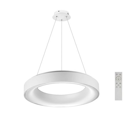 Sovana závěsné svítidlo LED 40W 2200lm 2700-6500K 45cm kulaté IP20, bílé + ovladač 1