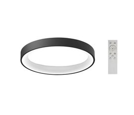 Sovana přisazené svítidlo LED 73W 5010lm 2700-6500K 80cm kulaté IP20, černé + ovladač