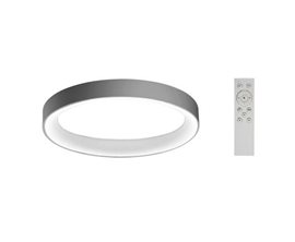 Sovana přisazené svítidlo LED 73W 5010lm 2700-6500K 80cm kulaté IP20, šedé + ovladač